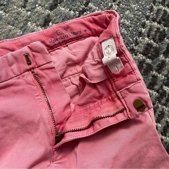 Vineyard Vines by Shep and Ian Boys Chino Khaki Shorts, Red / Pink, Size 6 - Picture 4 of 7